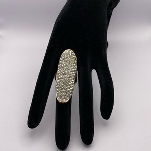 Rhinestone Finger Ring